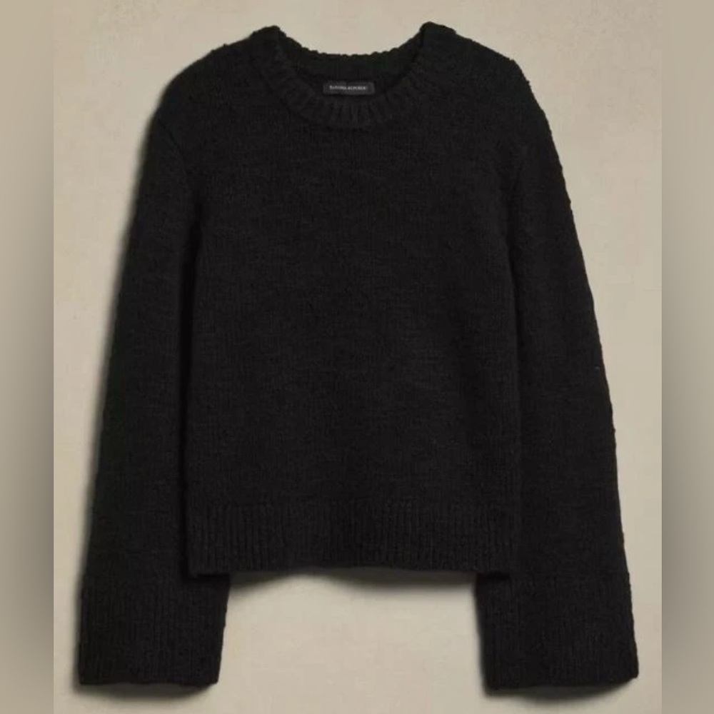 Banana Republic Classic Black Wool Sweater